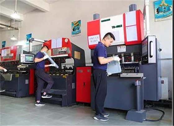 ▲致萃金属制品生产车间